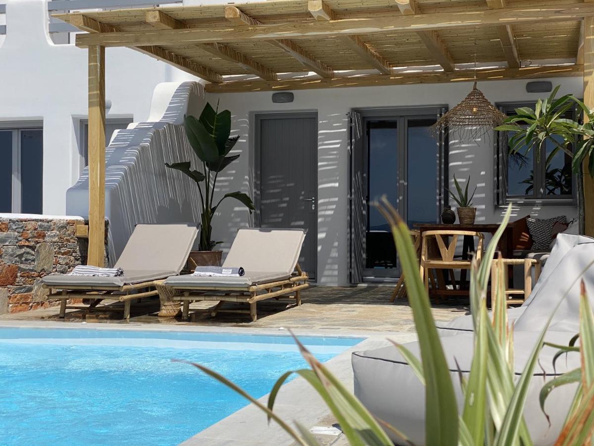 Villa Ypsilon Naxos - Luxury Holiday House With Amazing Sea View & Private Pool Agia Anna  外观 照片